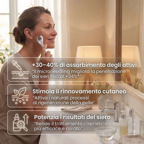 Dermaroller per Stimolazione Cutanea